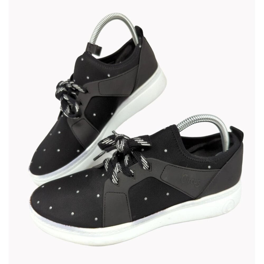 Circus by Sam Edelman Lakyn Sneakers Womens Size 10M Black Neoprene Shoes